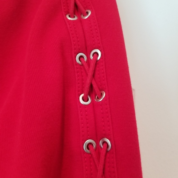 Ralph Lauren Lace Up Boatneck XL Red - Picture 4 of 6